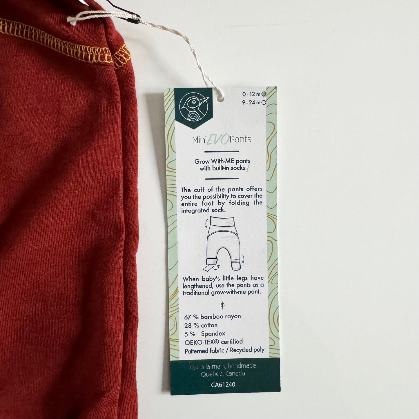 Peakbwa / Grow with me pants - mini Bivouac / 0-12M