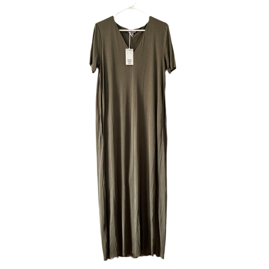 COS / Khaki 100% Lyocell maxi dress / Women M - New with tag