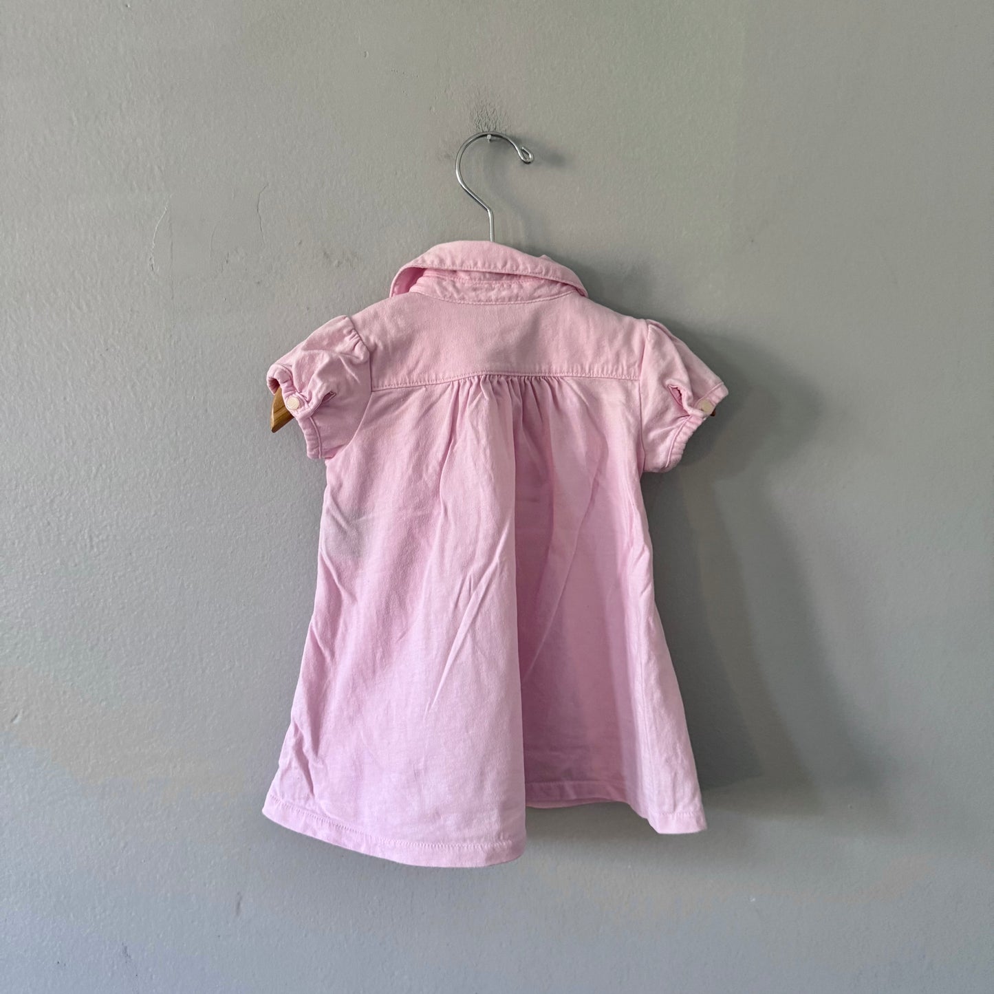 Polo Ralph Lauren / Light pink cotton dress / 9M