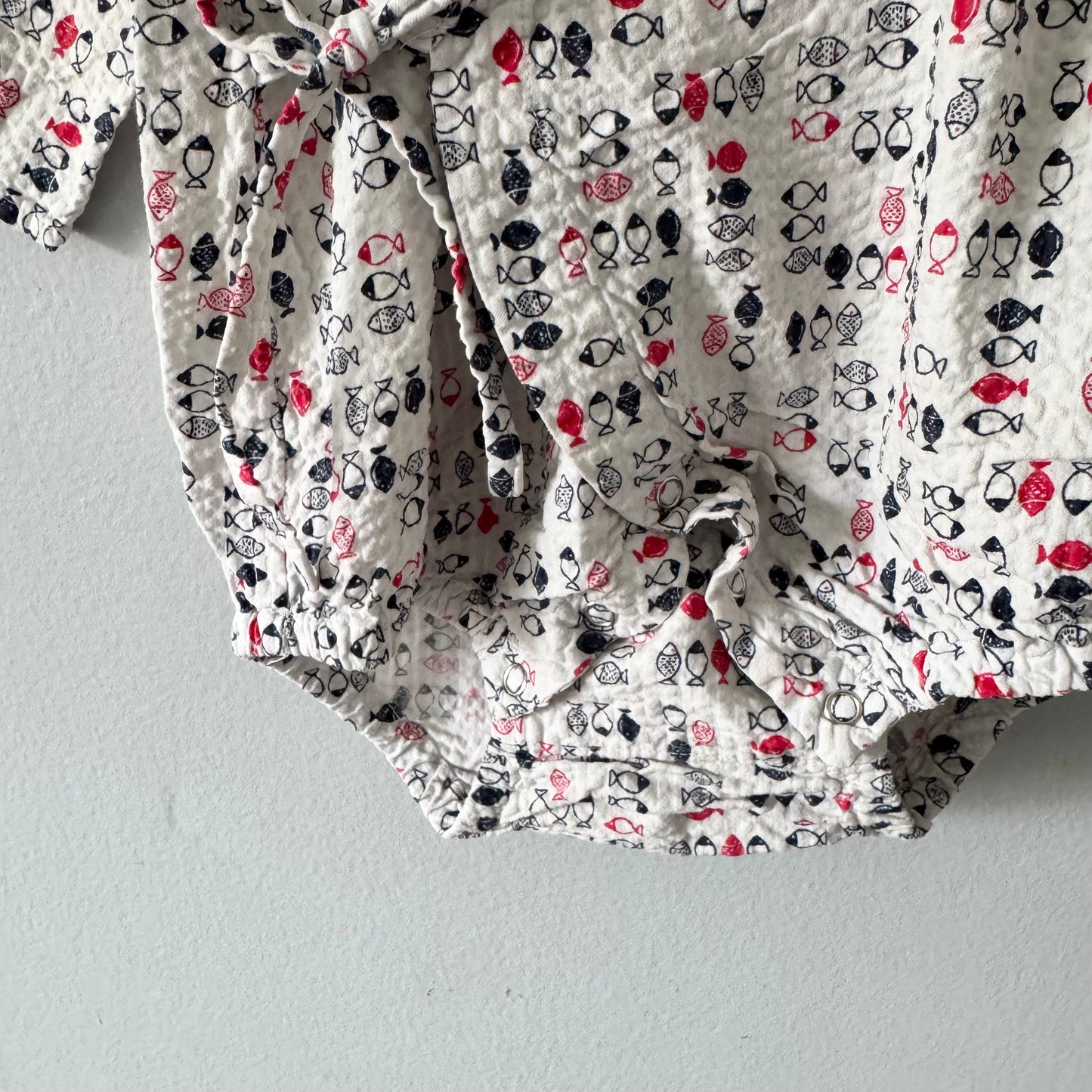 Lucky Wang NYC / Japanese summer kimono romper / 12M