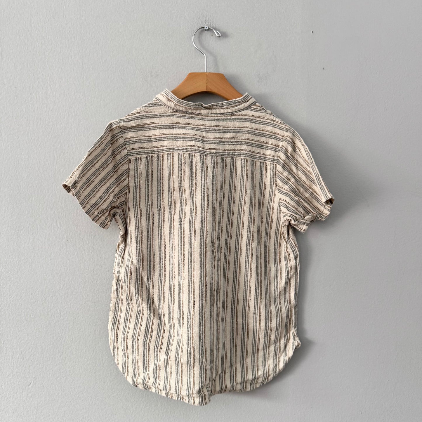 Rylee + Cru / Linen striped shirt / 8Y - New with tag