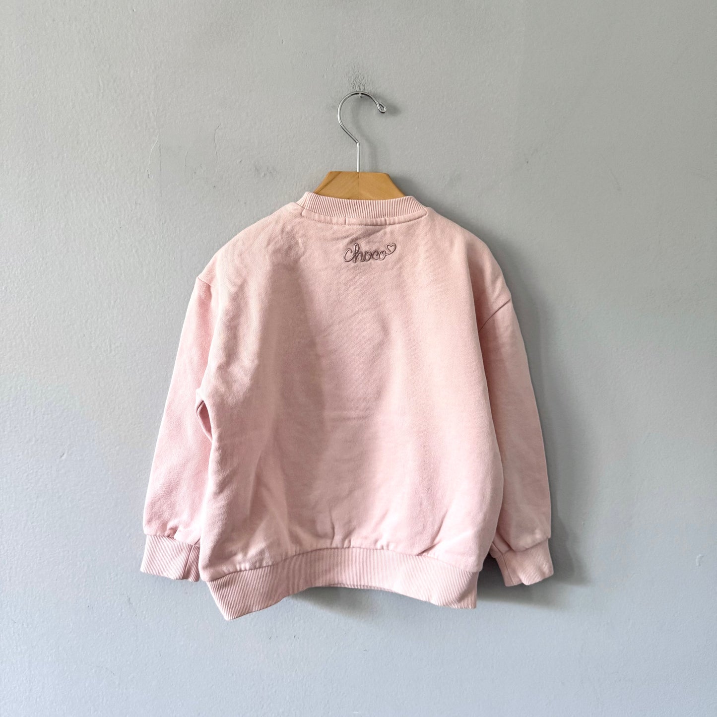 LINE friends / Light pink sweatshirt / 5Y