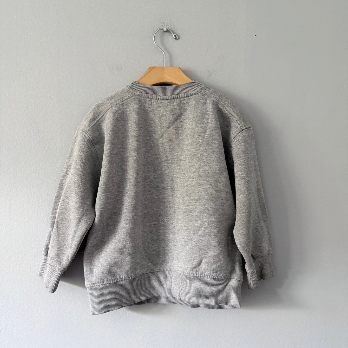 Zara / Light grey sweatshirt / 6Y