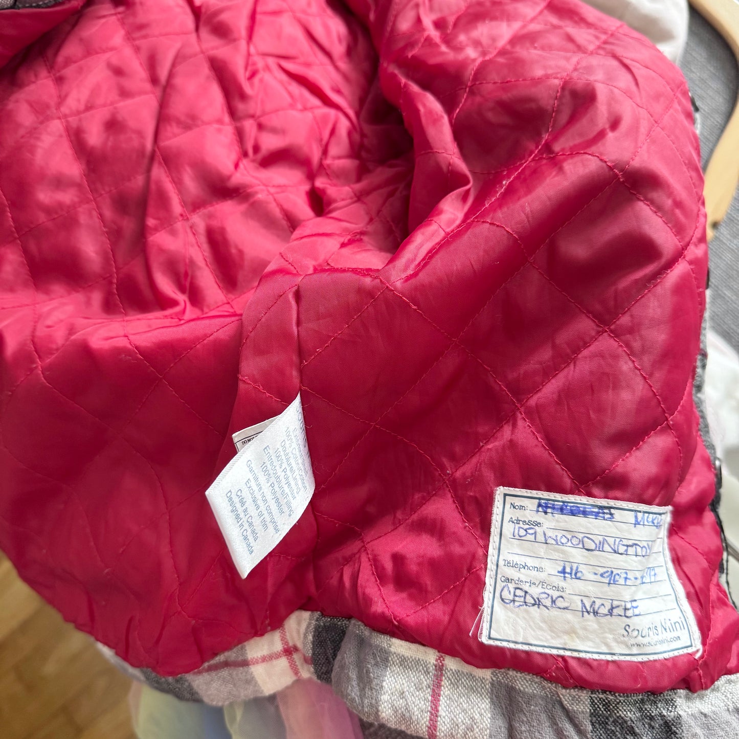 Souris mini / Super moi padded jacket / 4Y