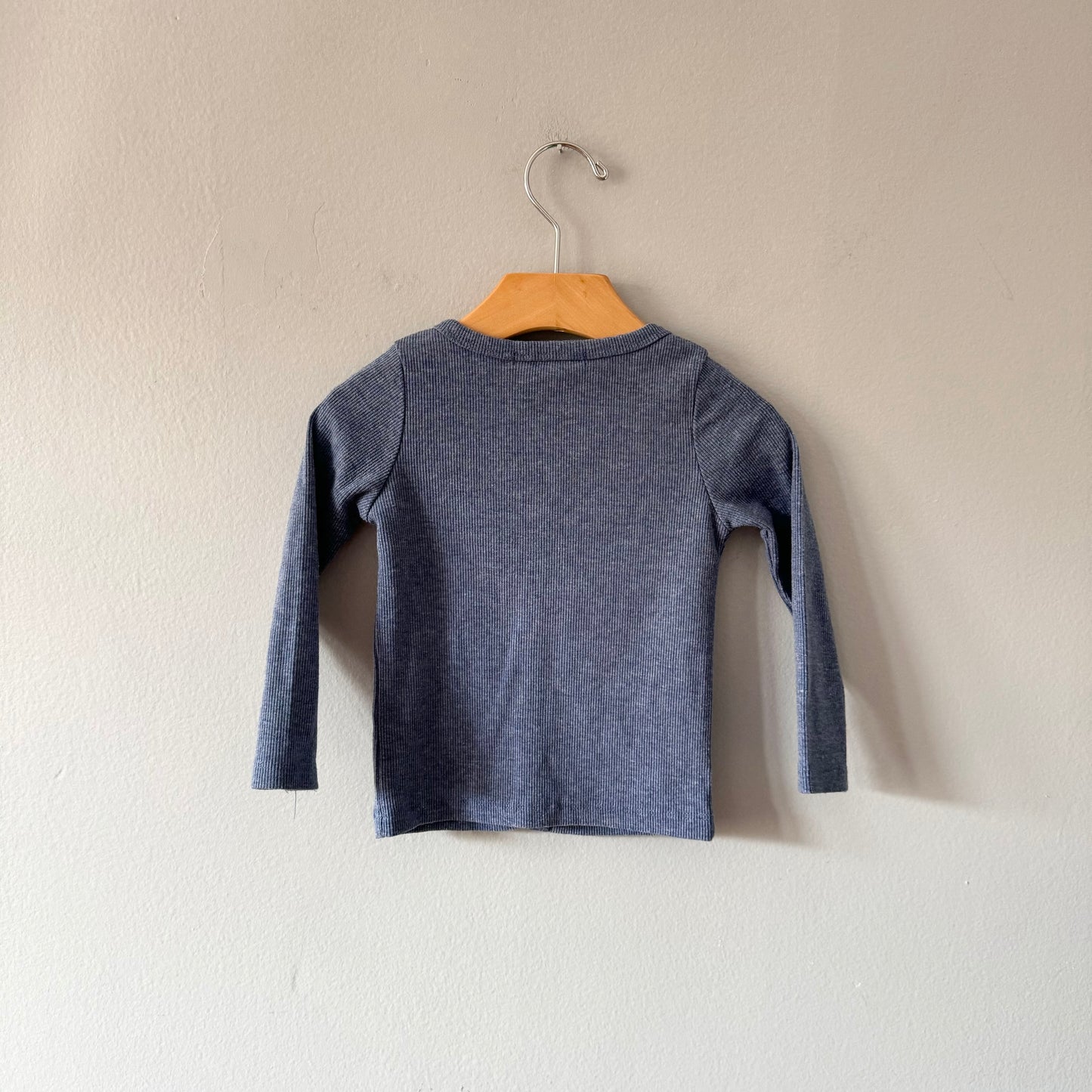 Beau Hudson / Blue ribbed cardigan / 6-9M