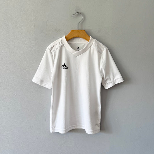 Adidas / White active top / 7-8Y
