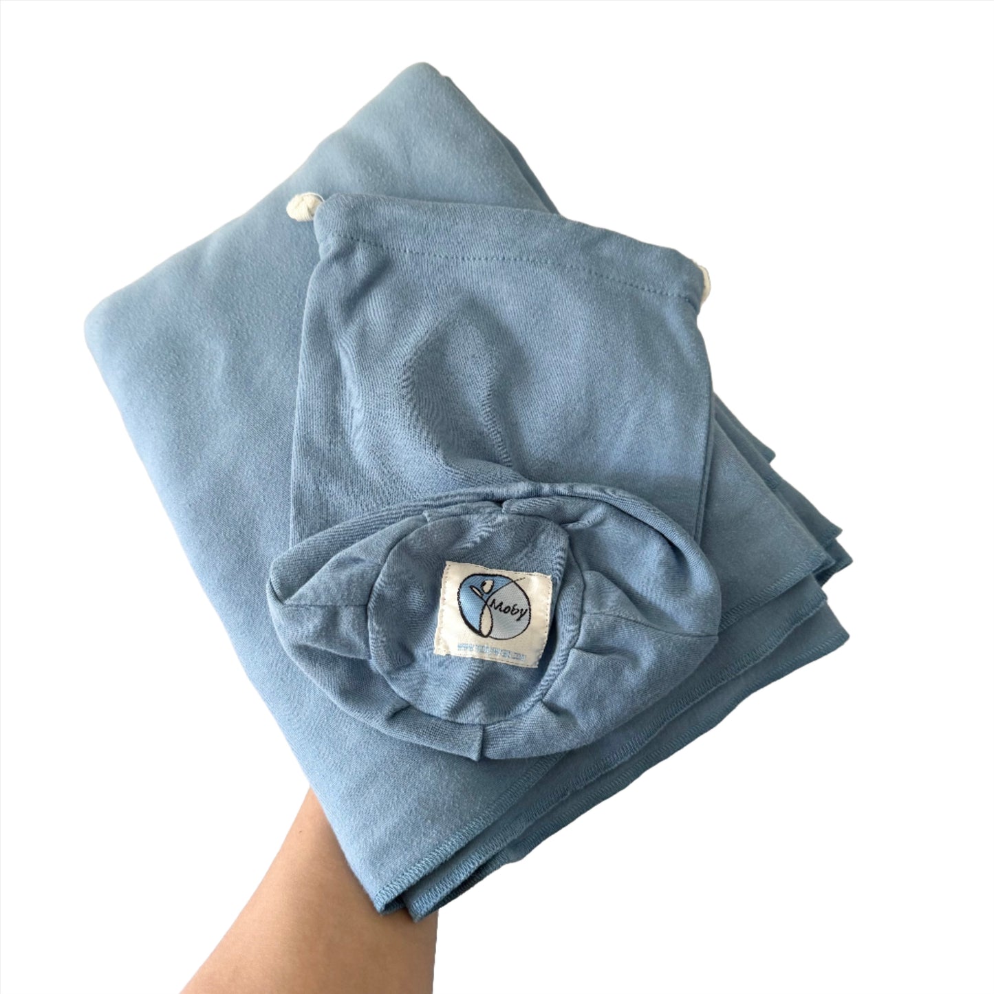 Moby Wrap / Baby carrier - Smokey blue / 5-35lbs