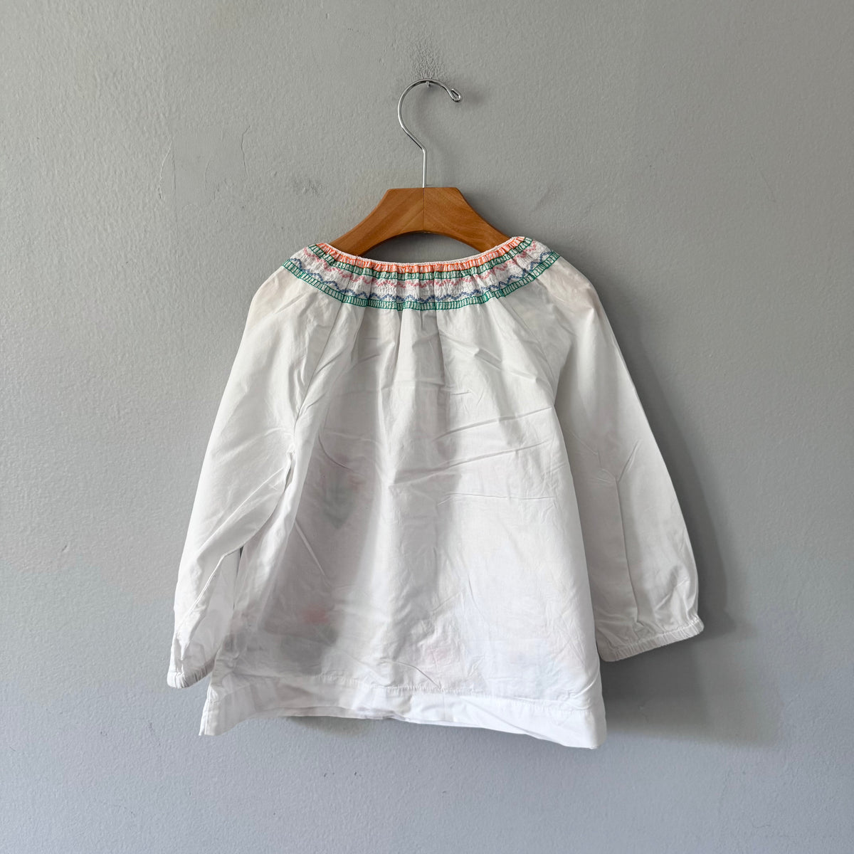 Crewcuts / White cotton tunic / 6Y