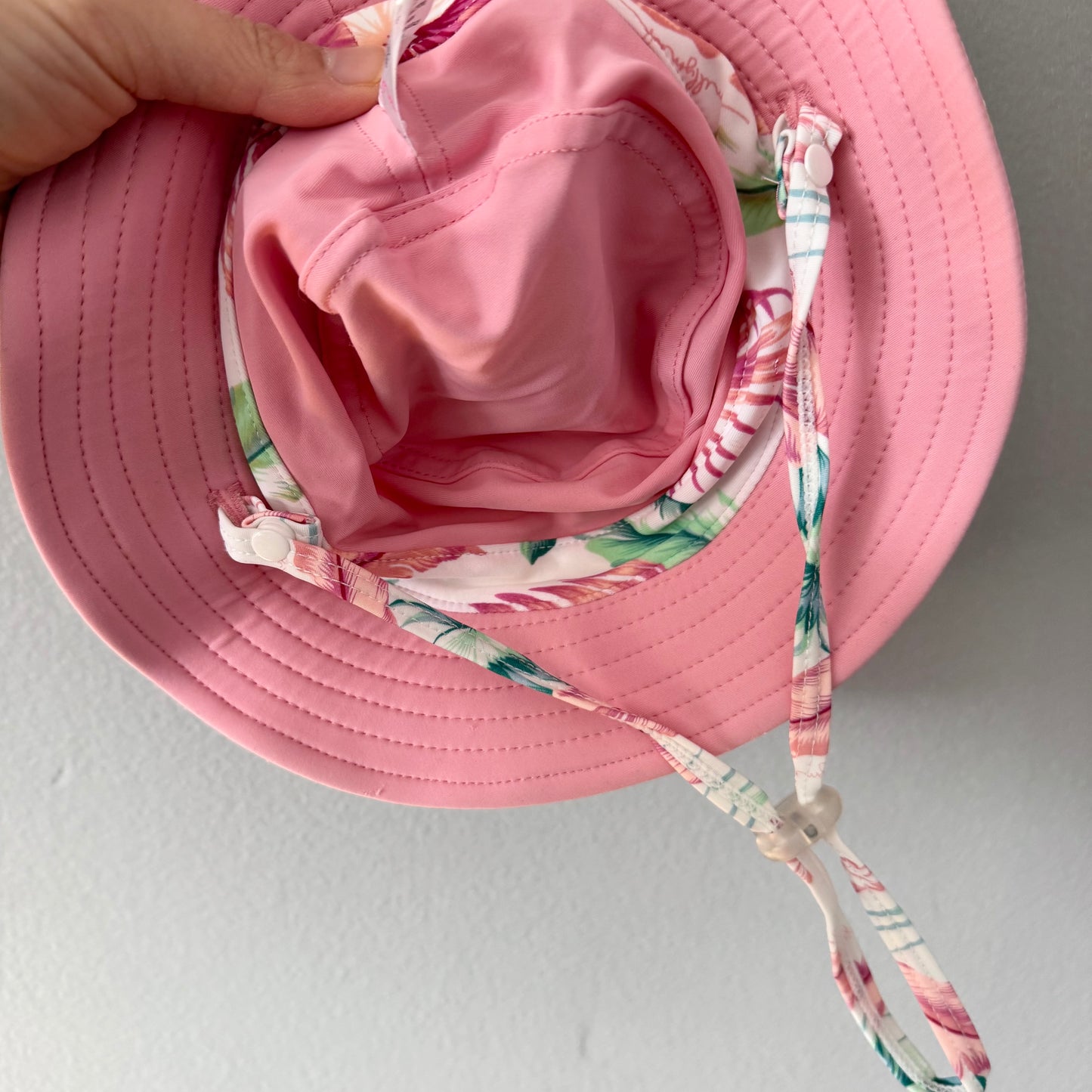 Millymook / Pink nylon water hat / 12-24M