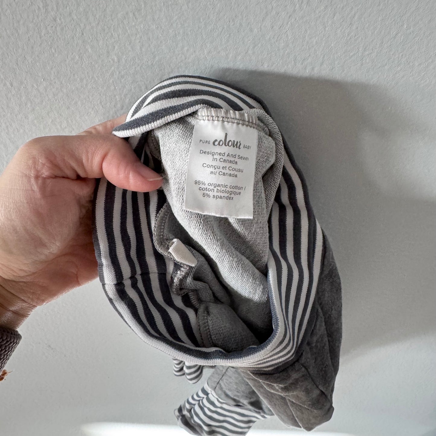 Pure Colour Baby / Grey harem pants / 3-12M