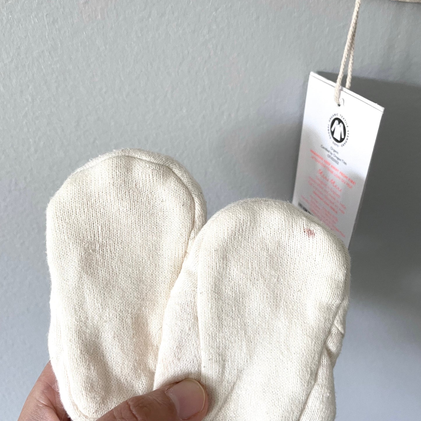 Meri Meri / Organic cotton cat booties / 0-6M