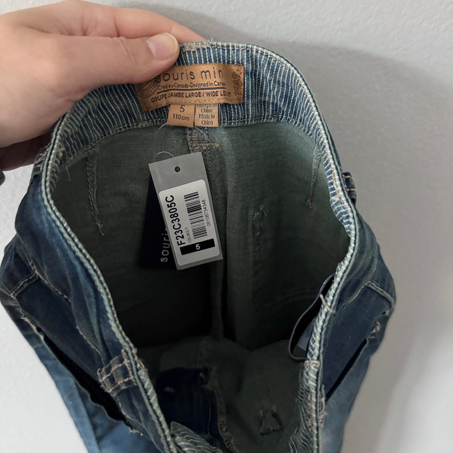 Souris mini / Wide denim / 5Y - New with tag
