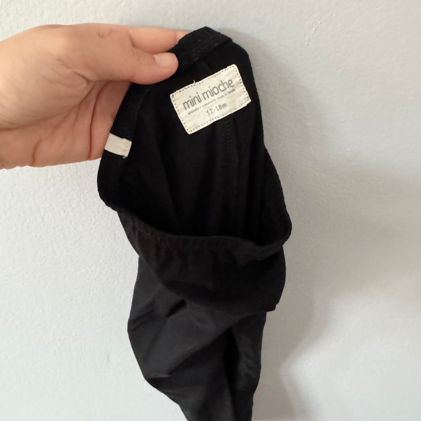 Mini Mioche / Black leggings / 12-18M