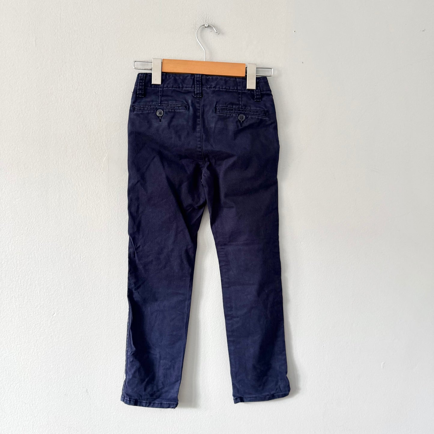 Gap / Navy chino slim pants / 7Y
