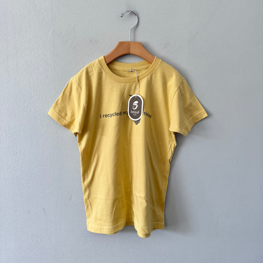 Beleaf Kids / Smokey yellow T-shirt / 8Y - New with tag
