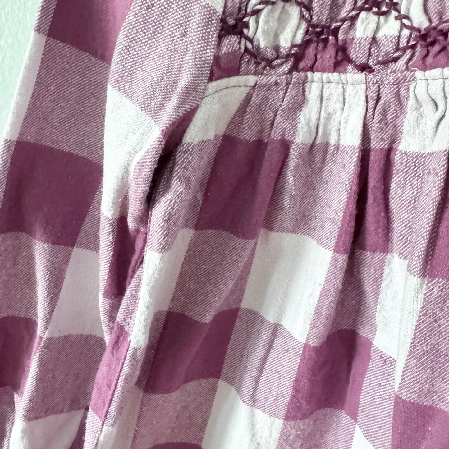 Roots / Purple flannel dress / 2T