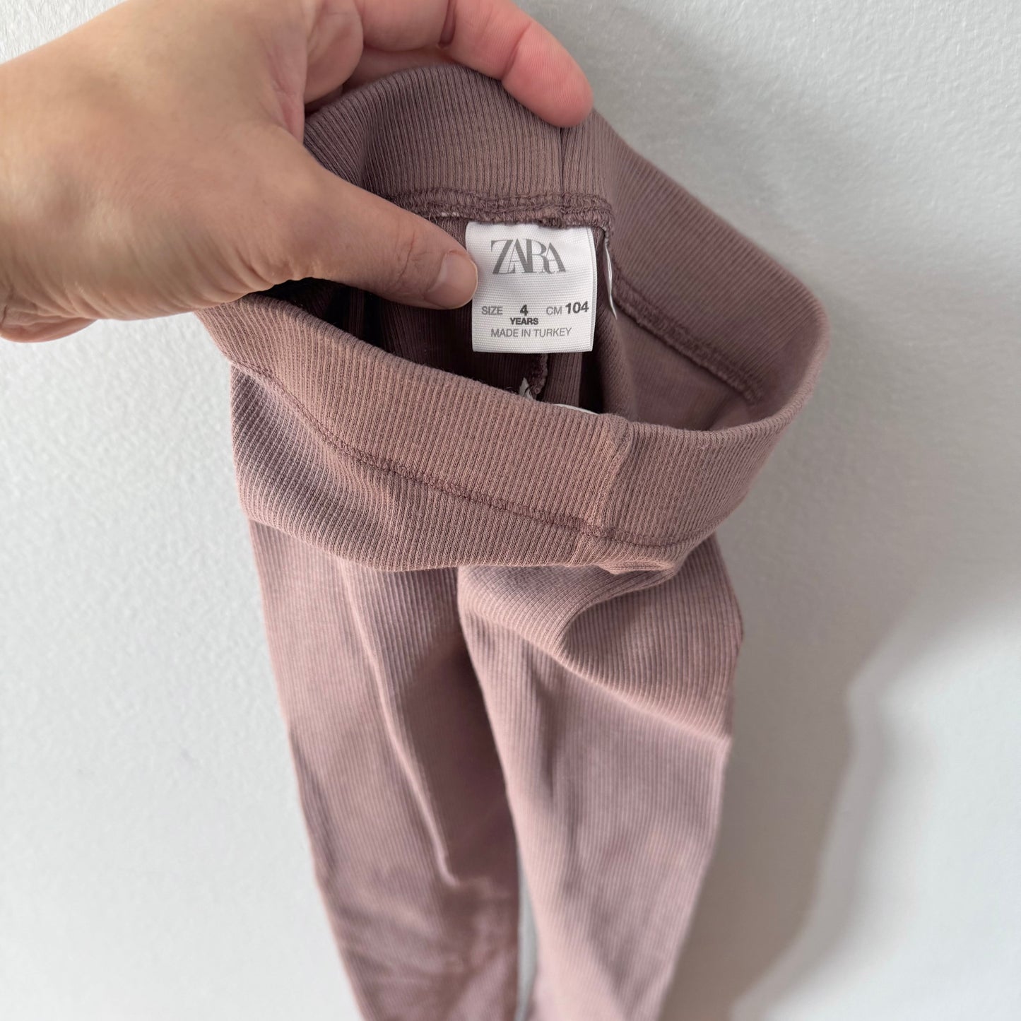 Zara / Brown leggings / 4Y