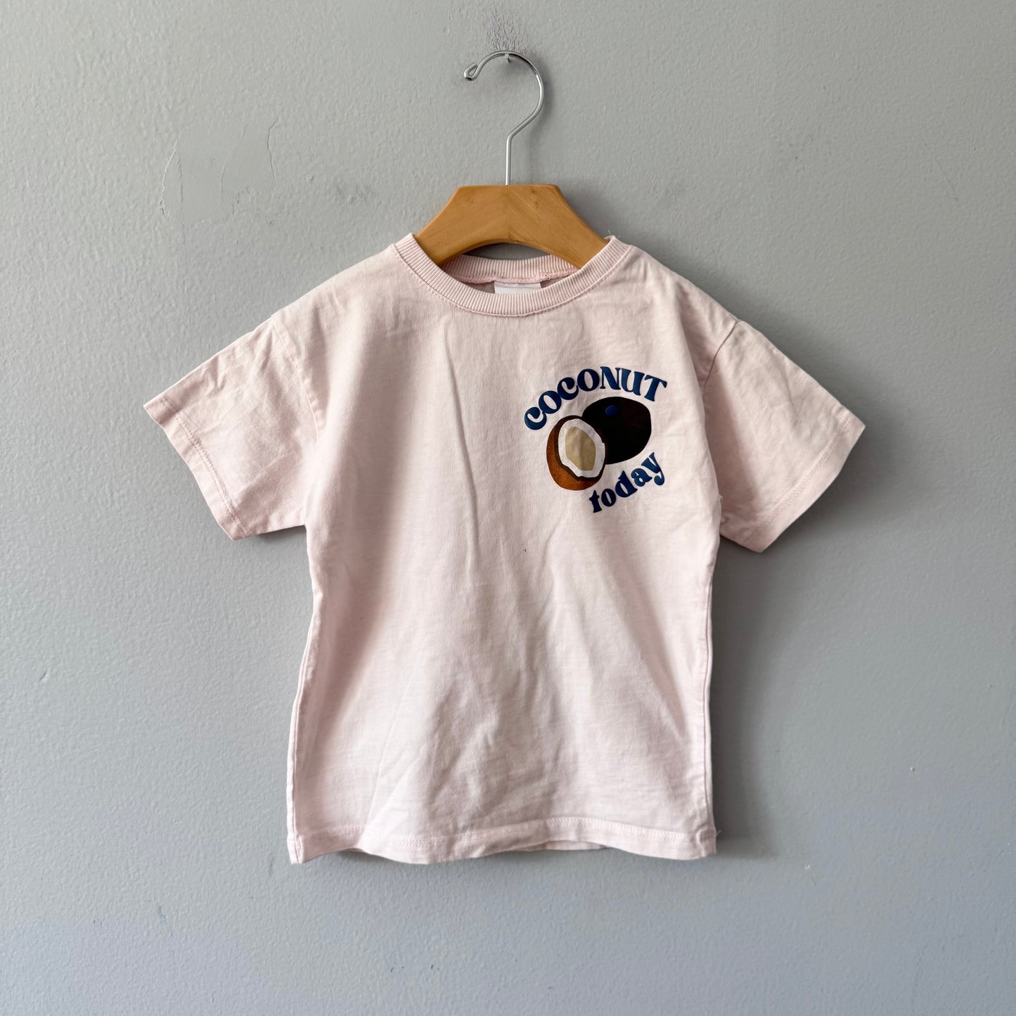 Zara / Coconut T-shirt / 4-5Y