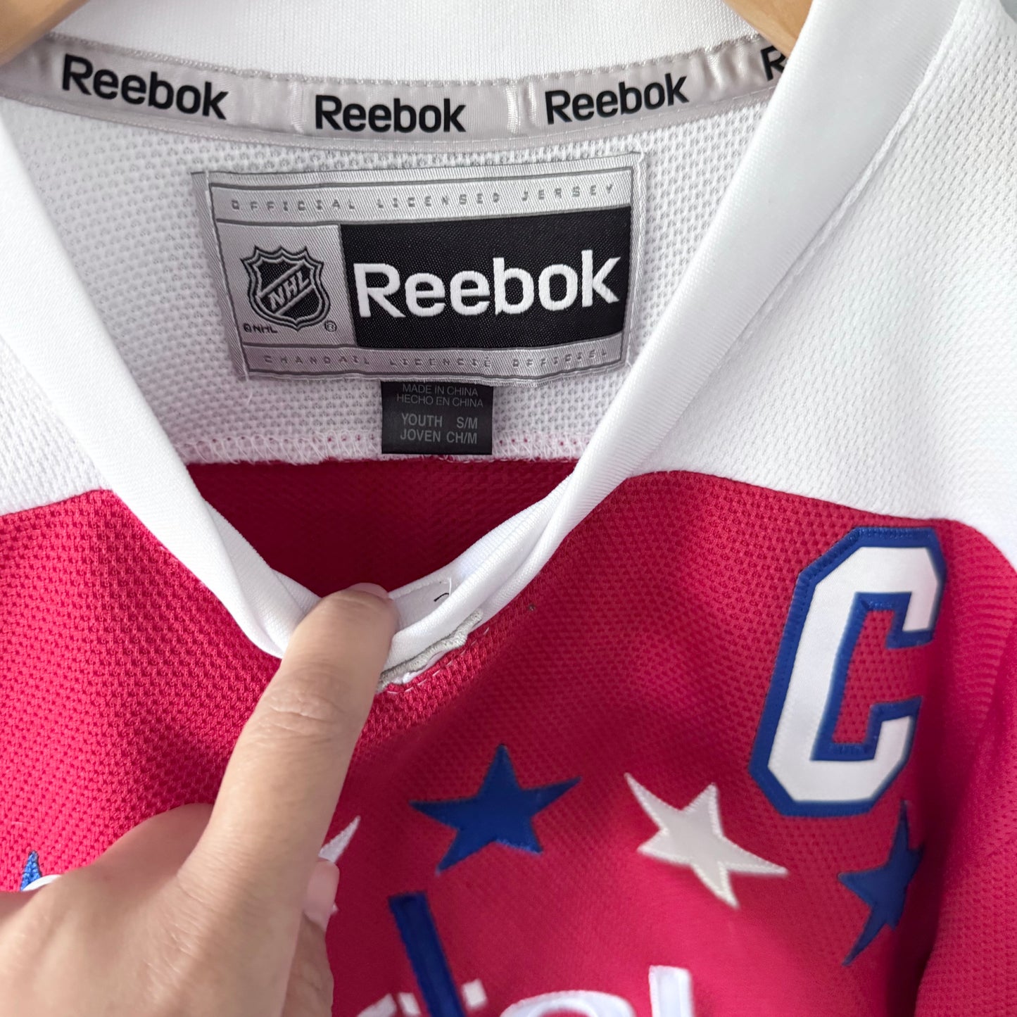 NHL / Washington Capitals jersey / Youth S/M