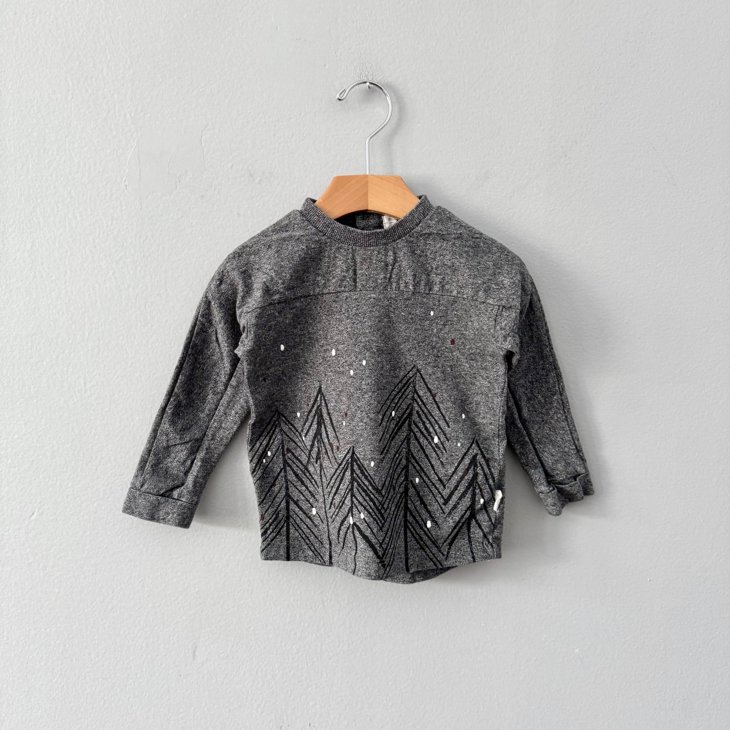 Miles baby / Dark grey sweatshirt / 18M