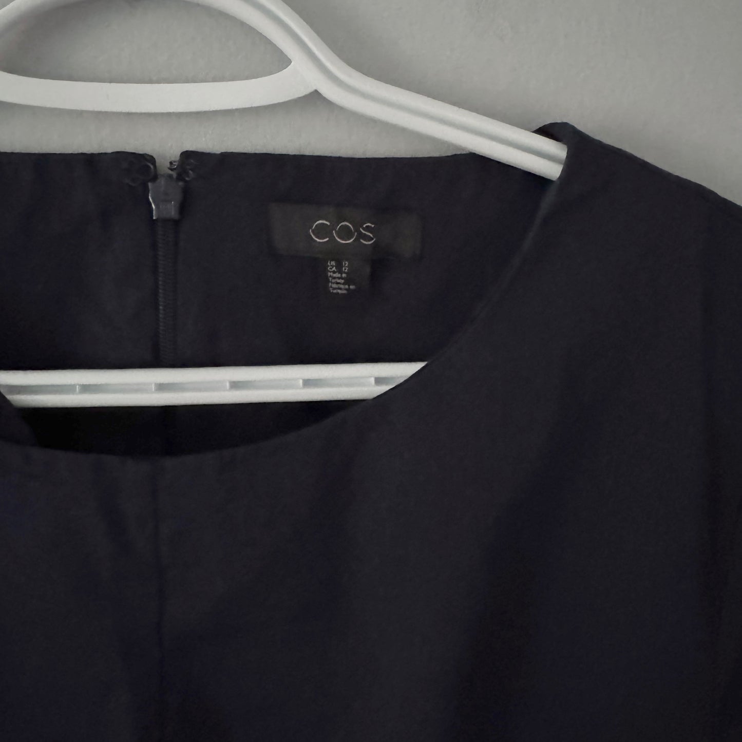 COS / Navy cotton dress / Women 12