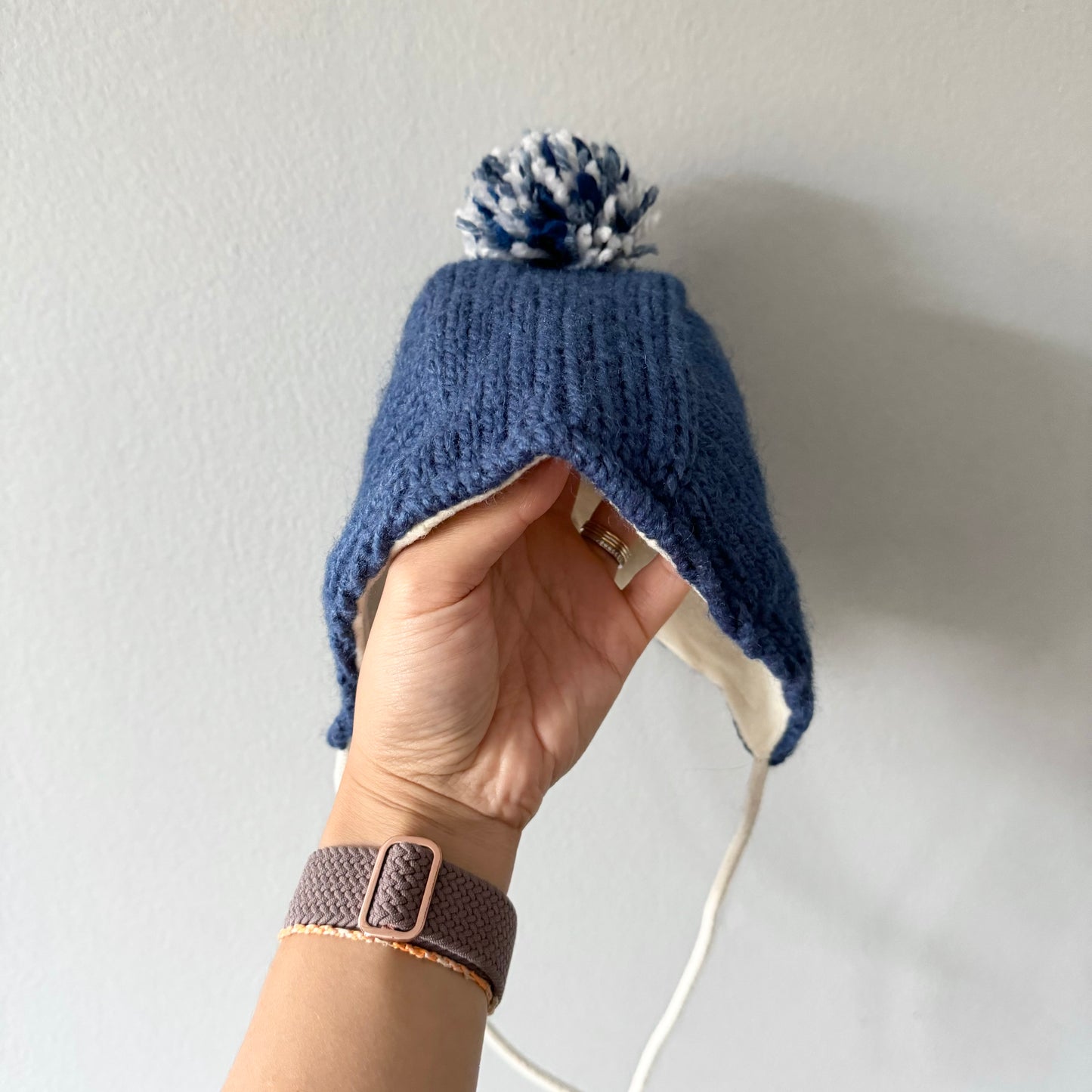Nooks Design / Lined bonnet - blue / 6-18M