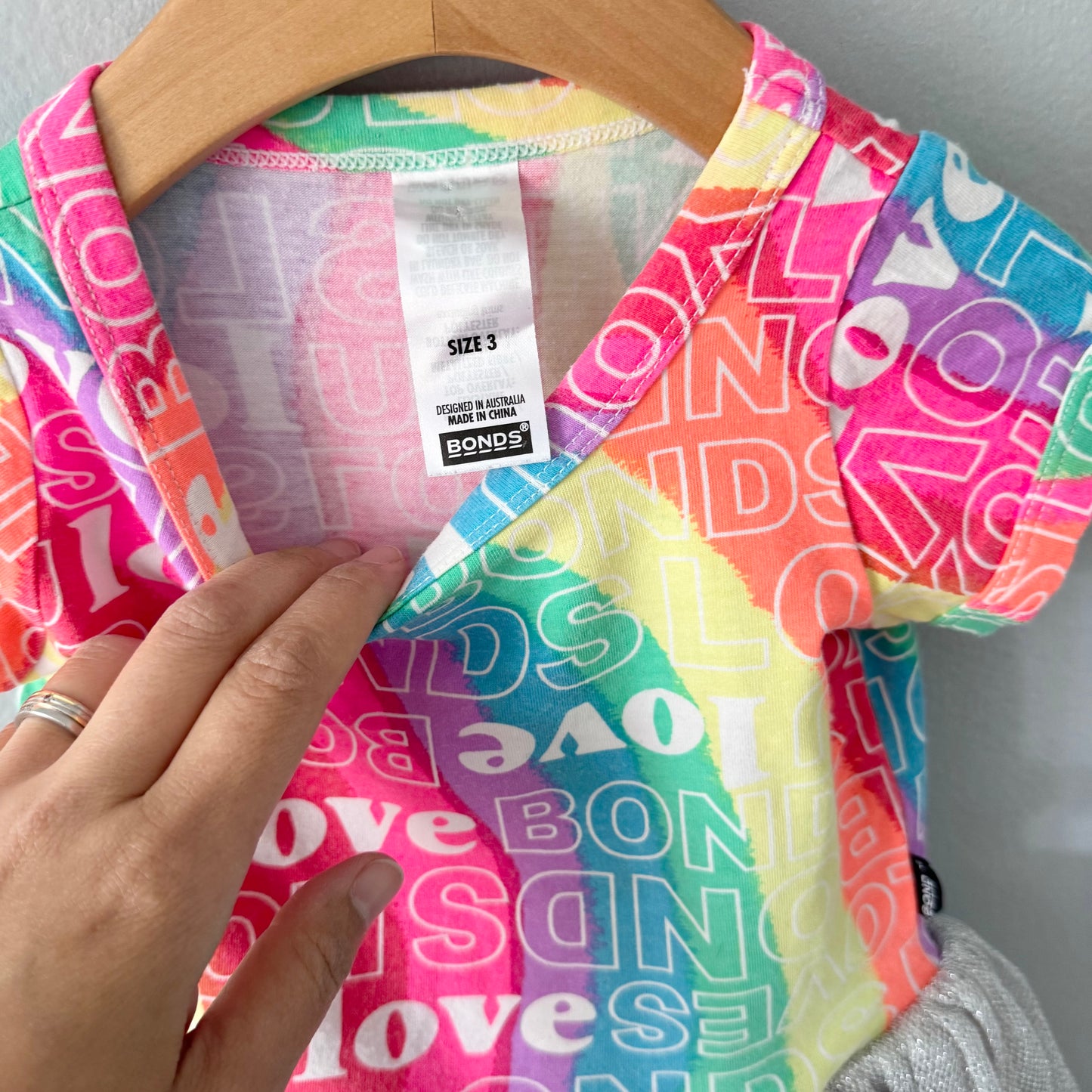 Bonds / Rainbow tutu dress / 3Y