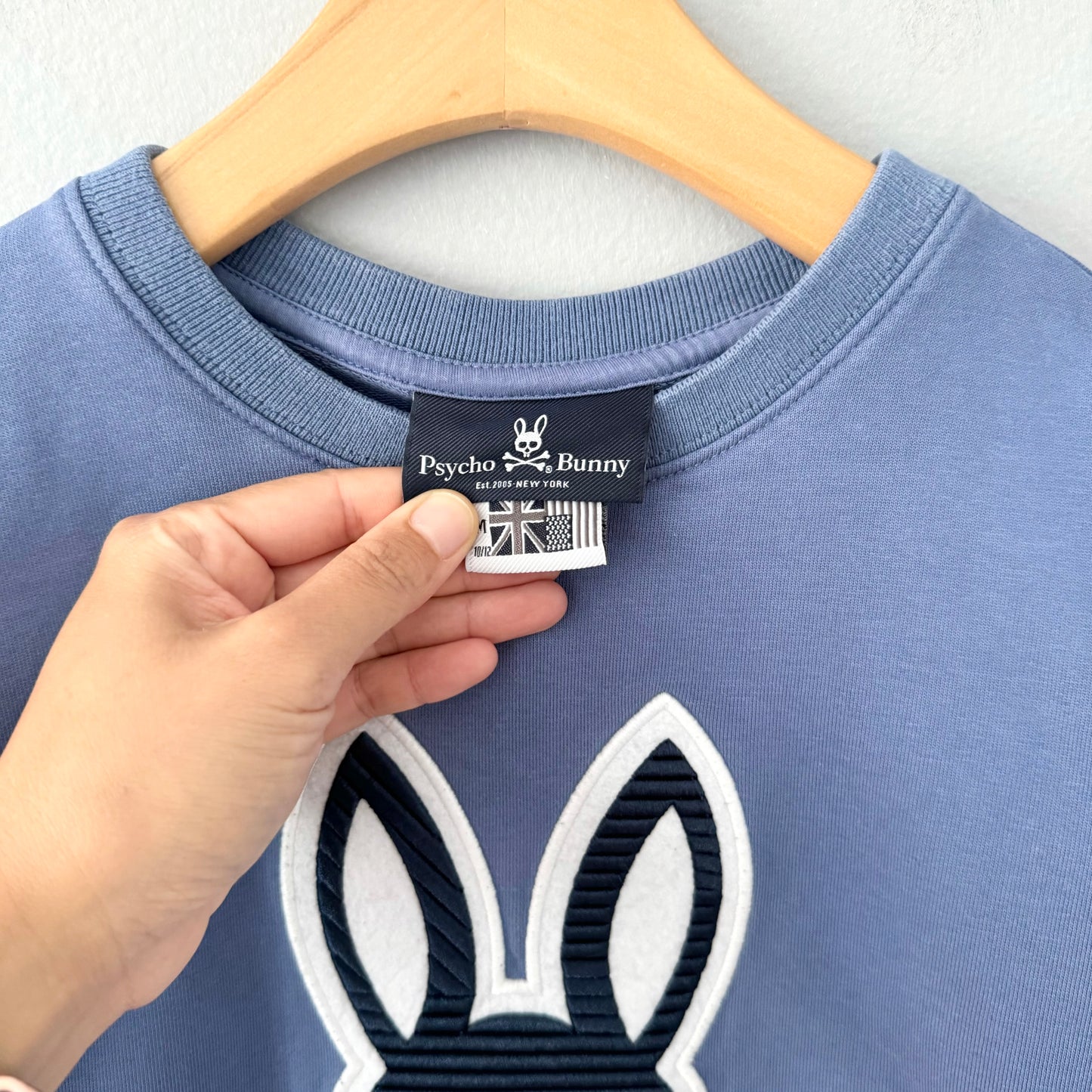 Psycho Bunny / Blue sweatshirt / 10-12Y