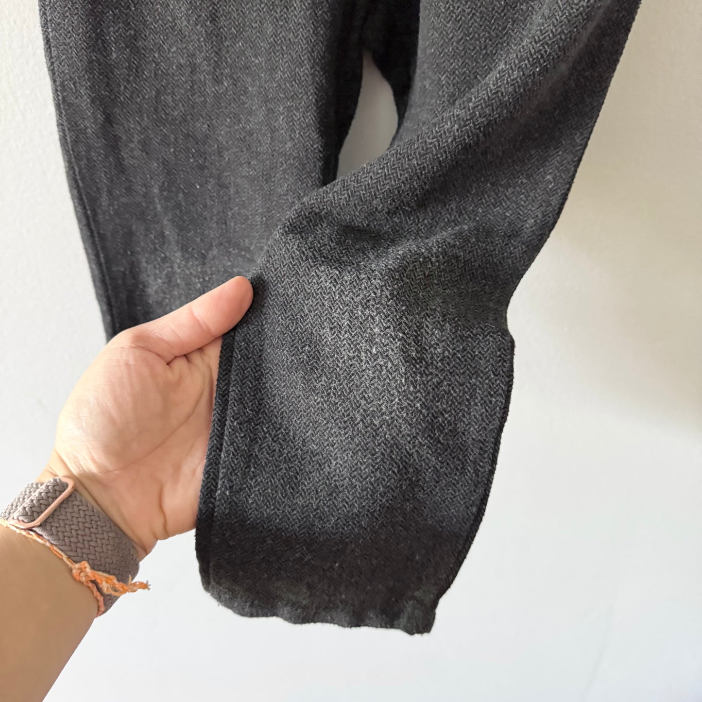 Zara / Dark grey flannel pants / 4-5Y