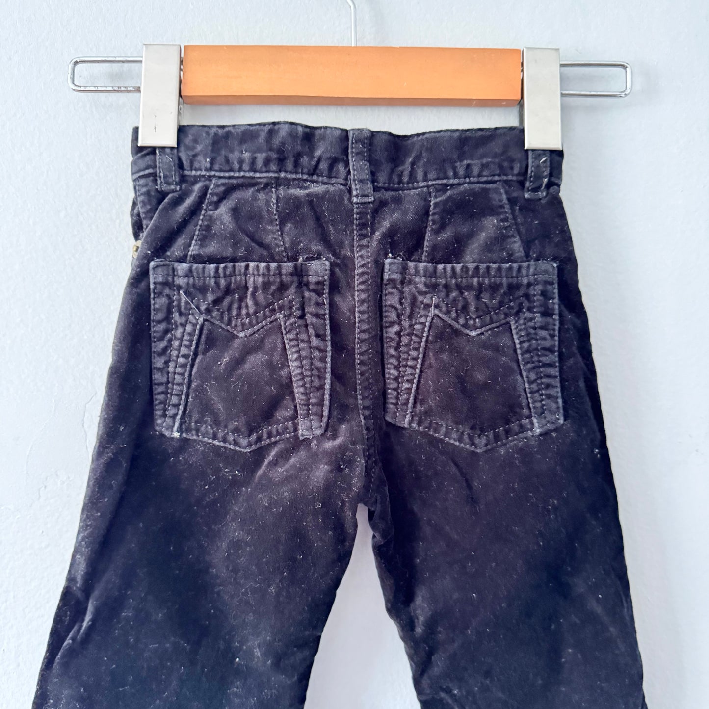 Little Marc Jacobs / Black velour pants / 3Y