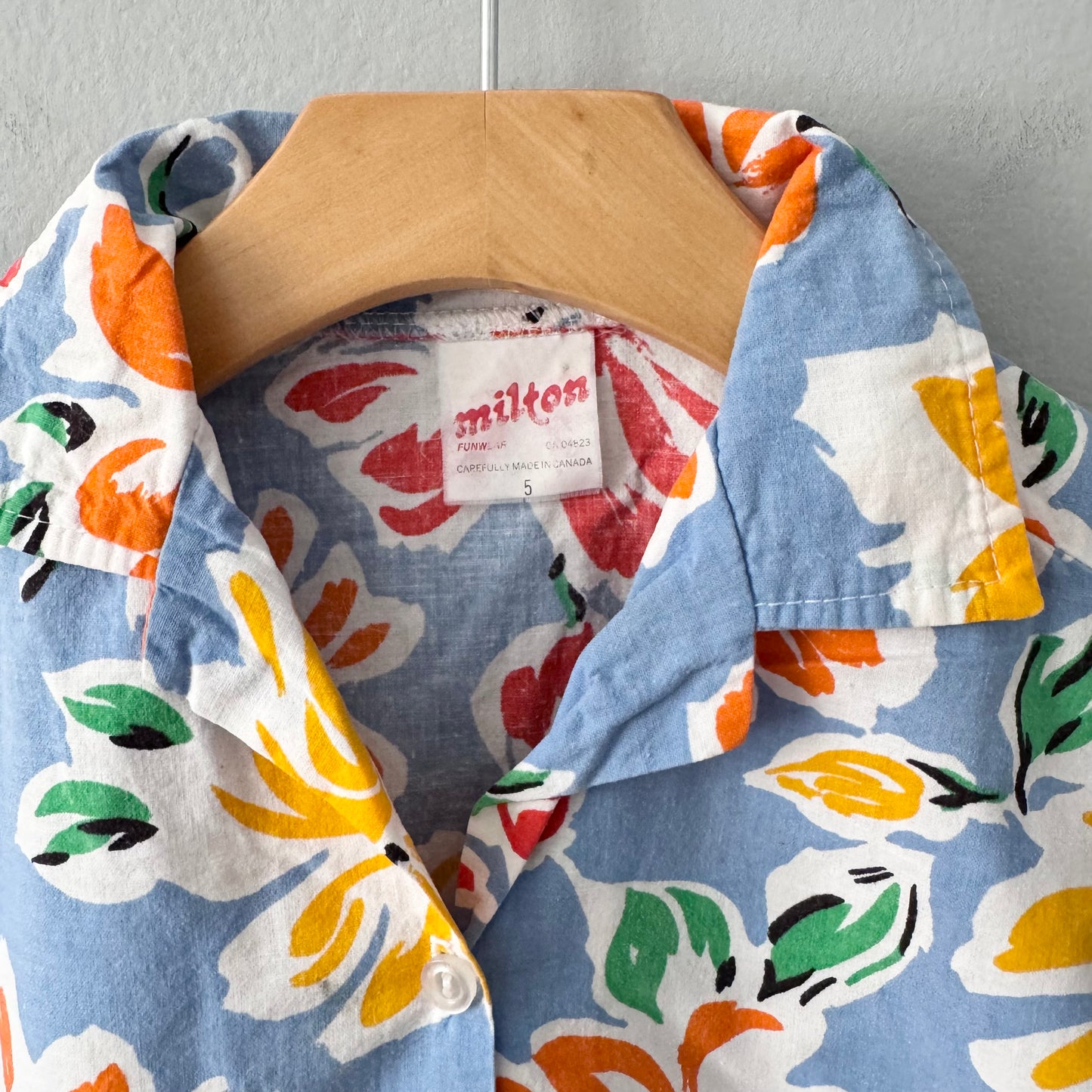 Vintage / Milton summer shirt / 5Y