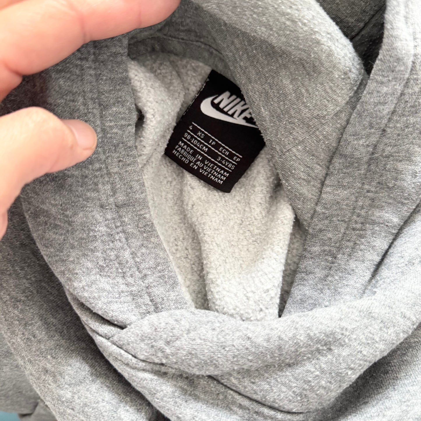 Nike / Grey hoodie / 3-4Y