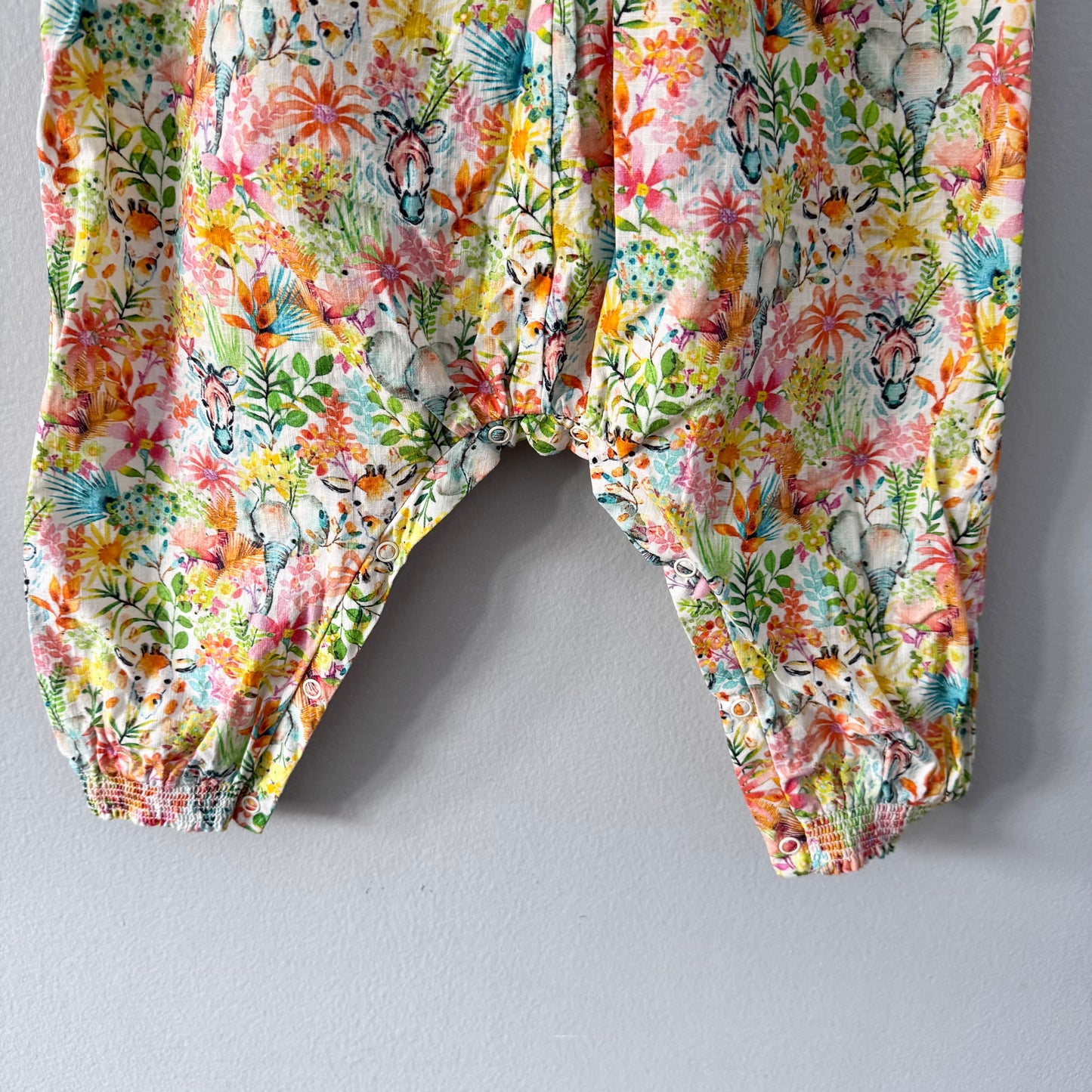 Next / Flower x animal cami romper / 18-24M