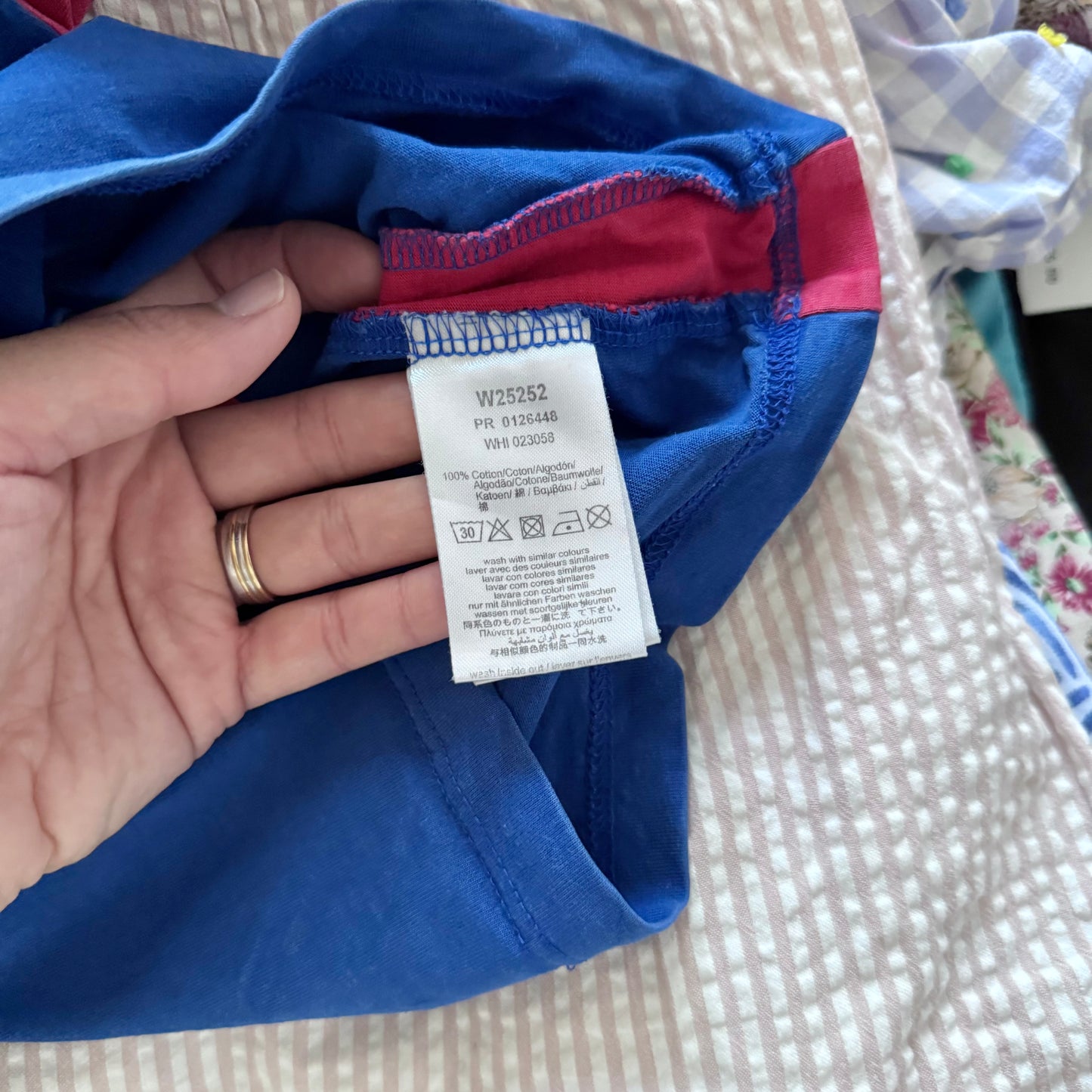 Little Marc Jacobs / Navy drink T-shirt / 3Y