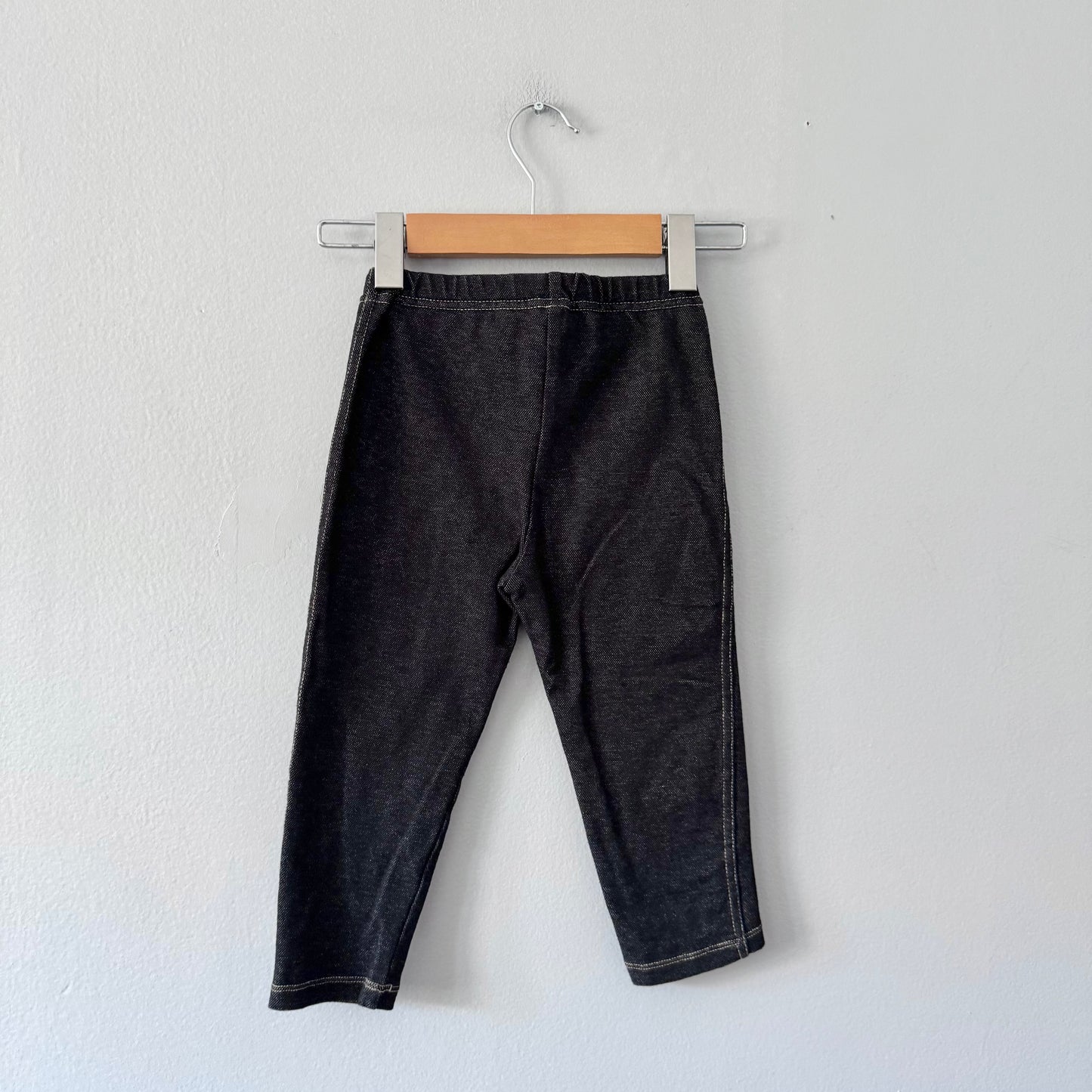 No brand / Denim capri leggings / 6Y