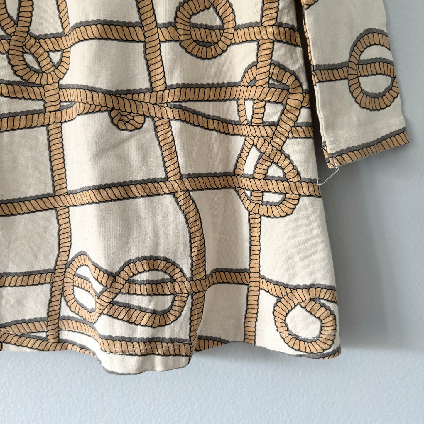 Moi / Beige x rope dress / 2-3Y