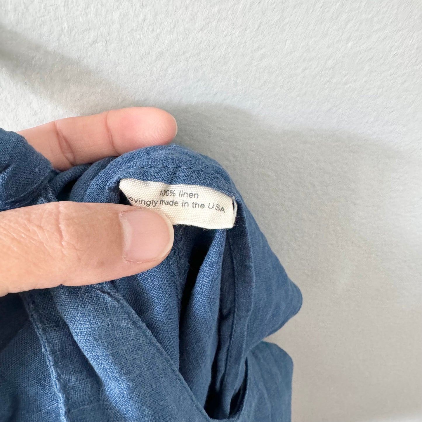 Mabo / Linen 100% dungarees / 2-3Y