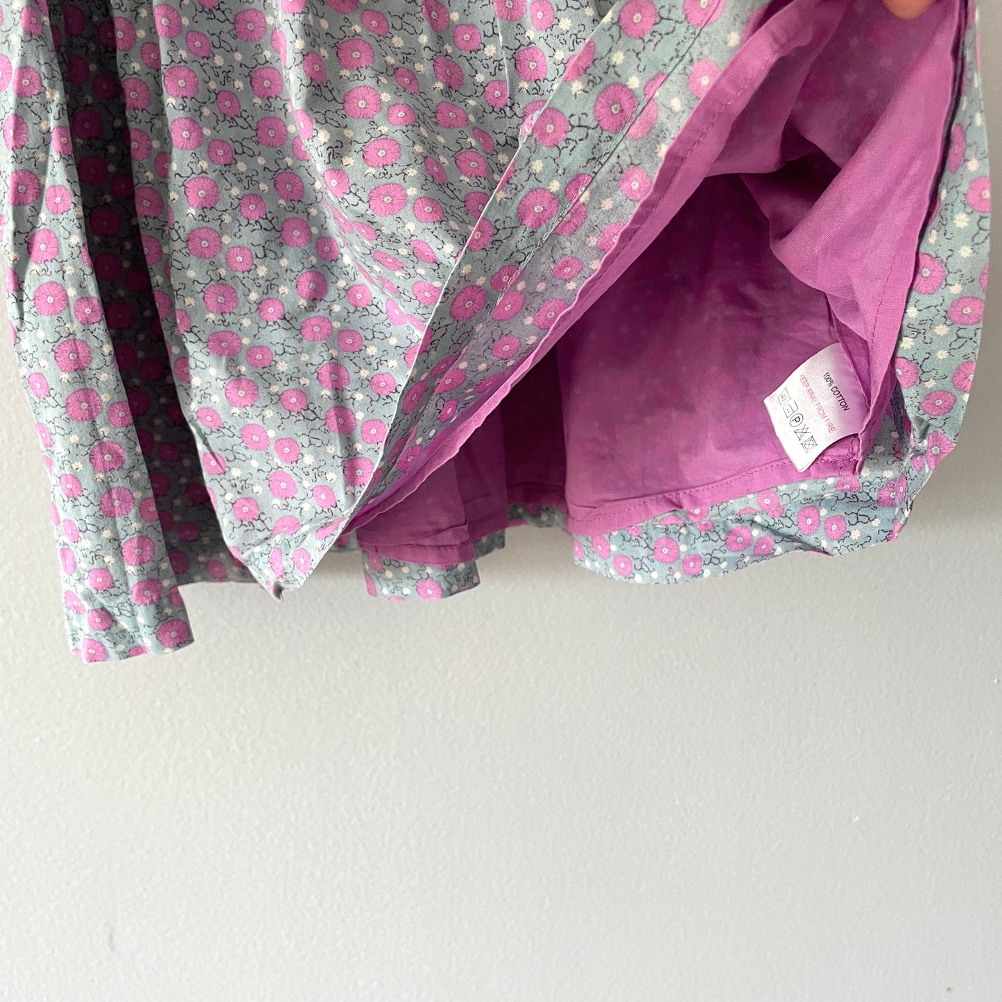 Mini A Ture / Long sleeve cotton dress / 18M