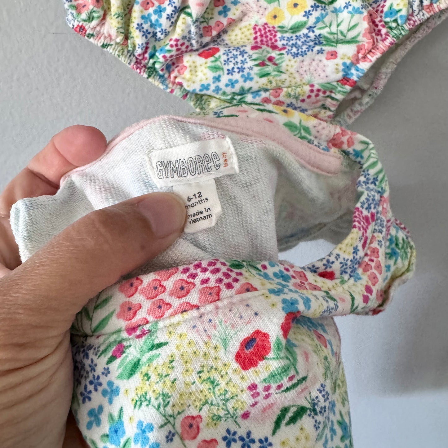 Gymboree / Floral crew set / 6-12M