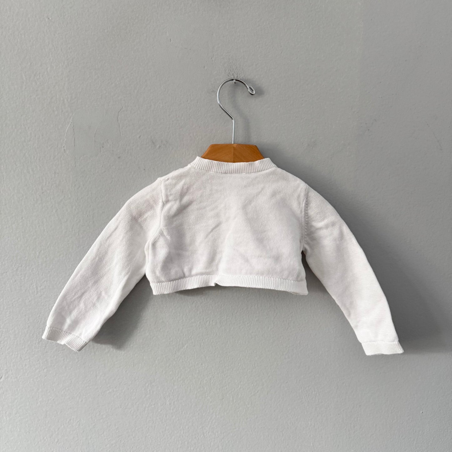 Next / White knit cardigan / 6-9M - New without tag