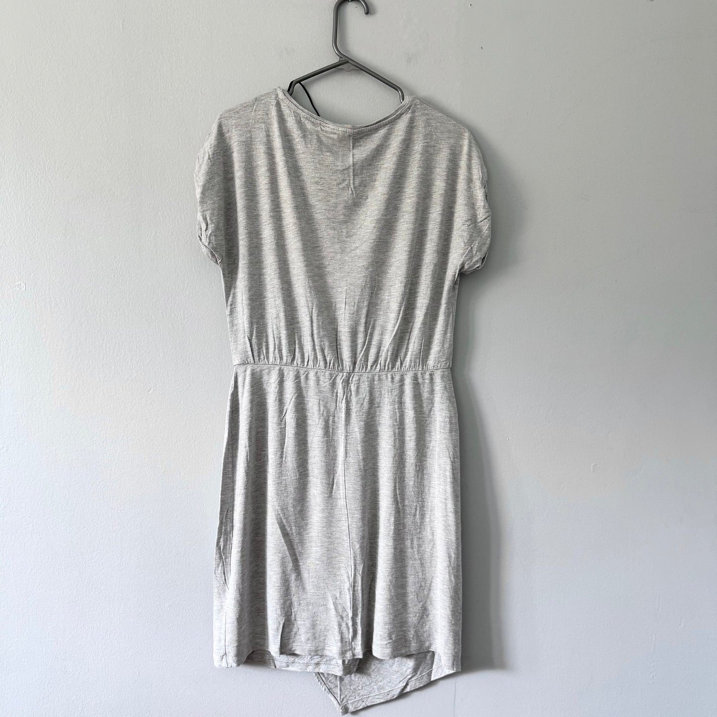 H&M / Light grey viscose dress / Women L