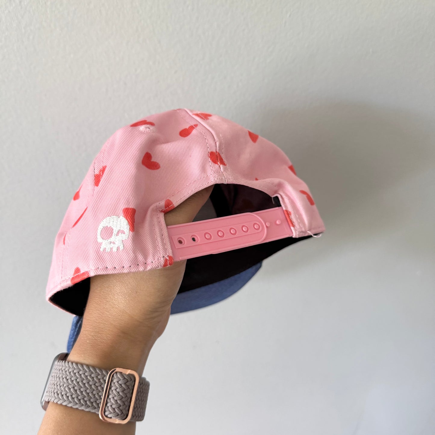 Headster / Pink heart cap / 52cm(2-3Y)