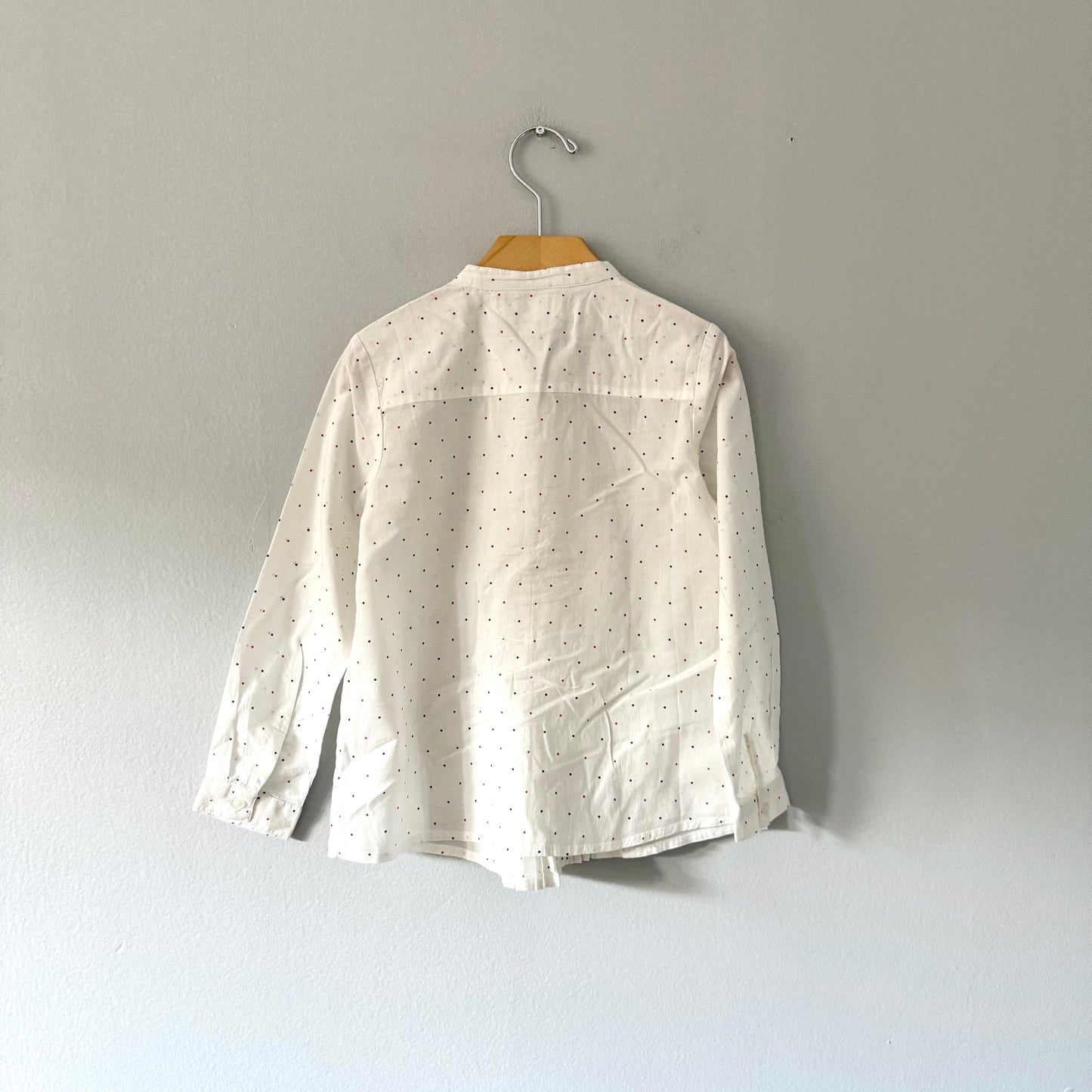 Zara / Dots dress shirt / 5-6Y - New with tag