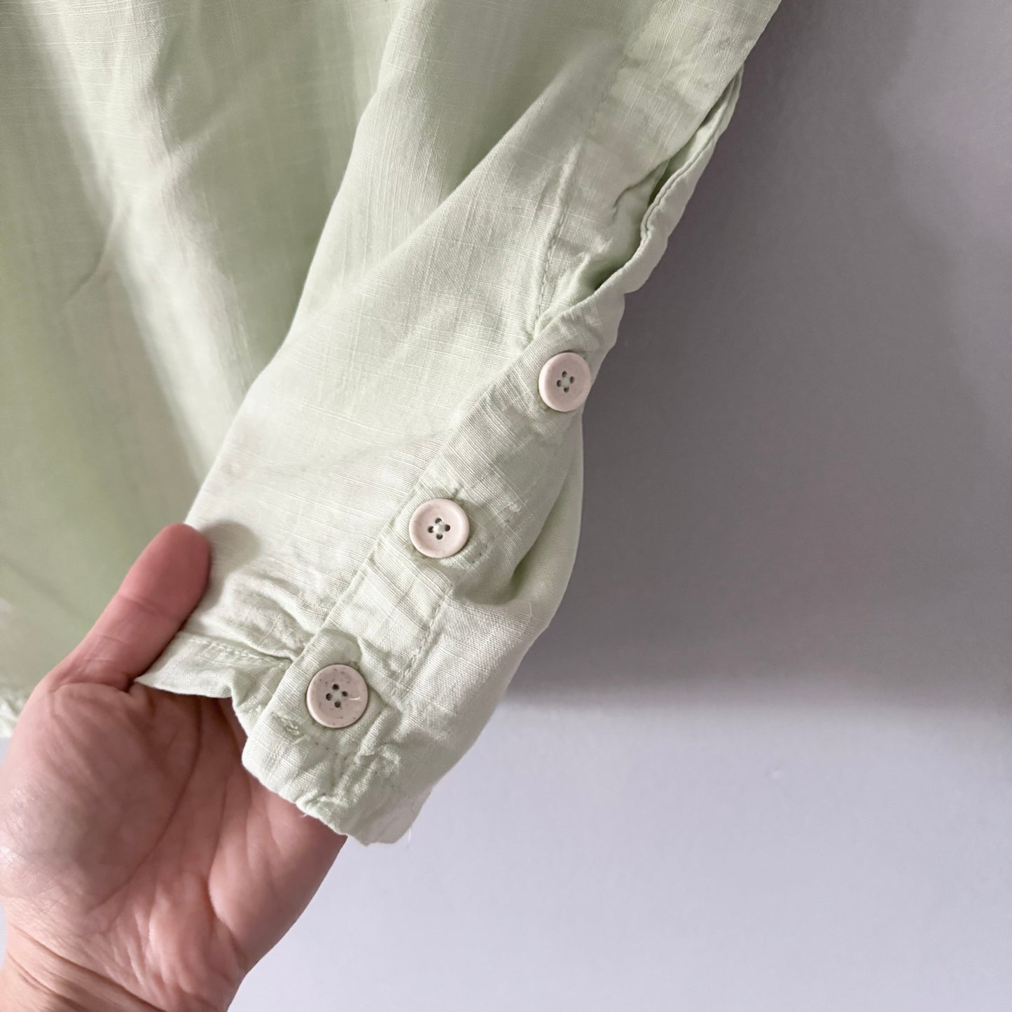 Zara / Haut en viscose vert clair / 2-3A
