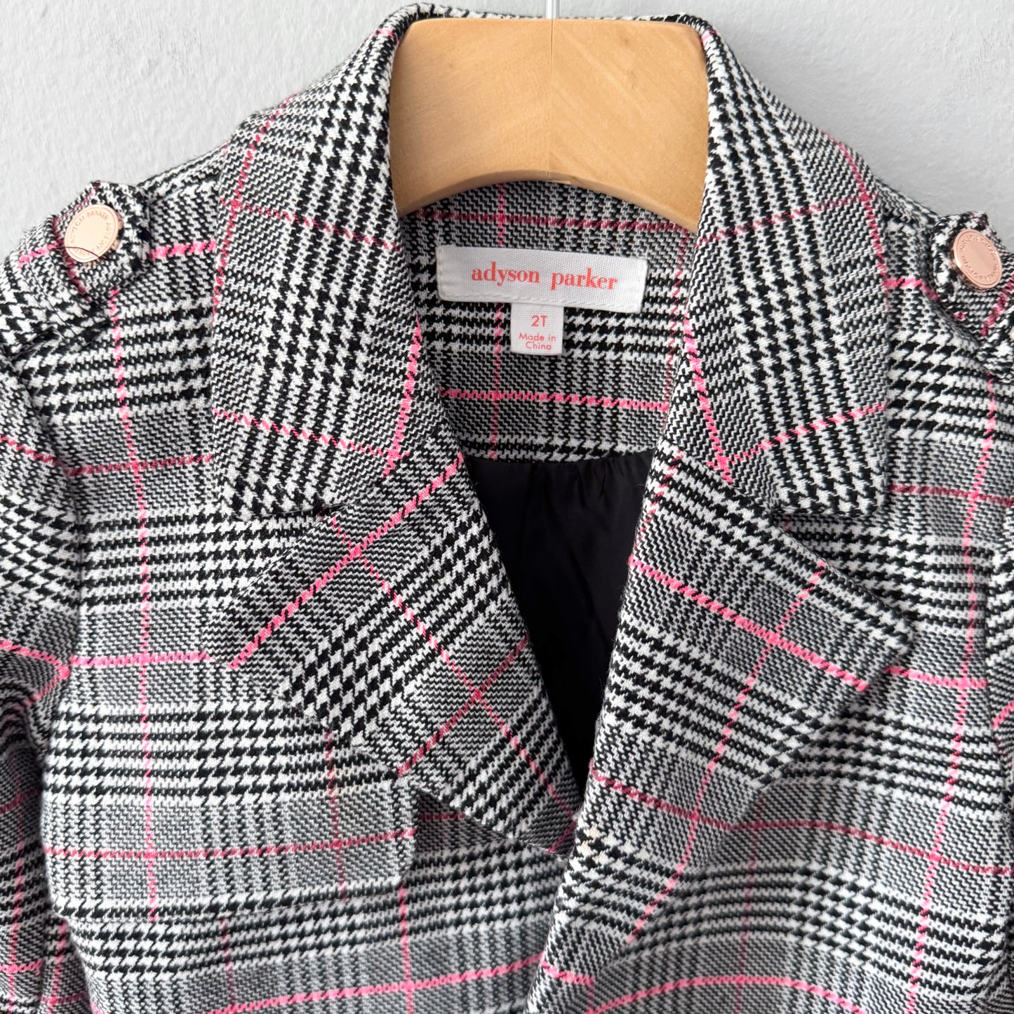 Adyson Parker / Houndstooth riders jacket / 2T