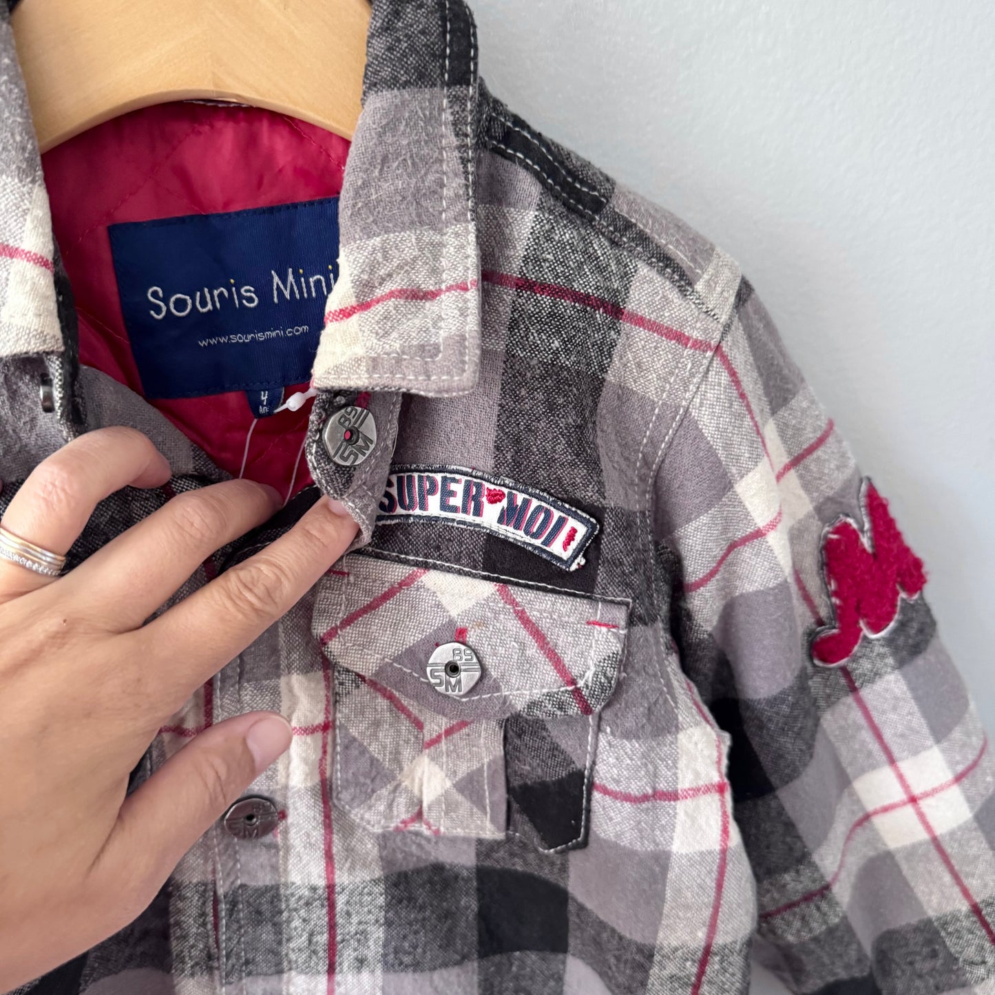 Souris mini / Super moi padded jacket / 4Y