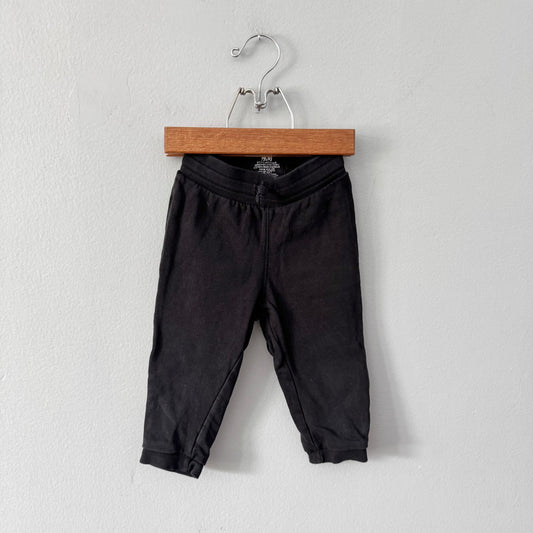 H&M / Black sweatpants / 9-12M