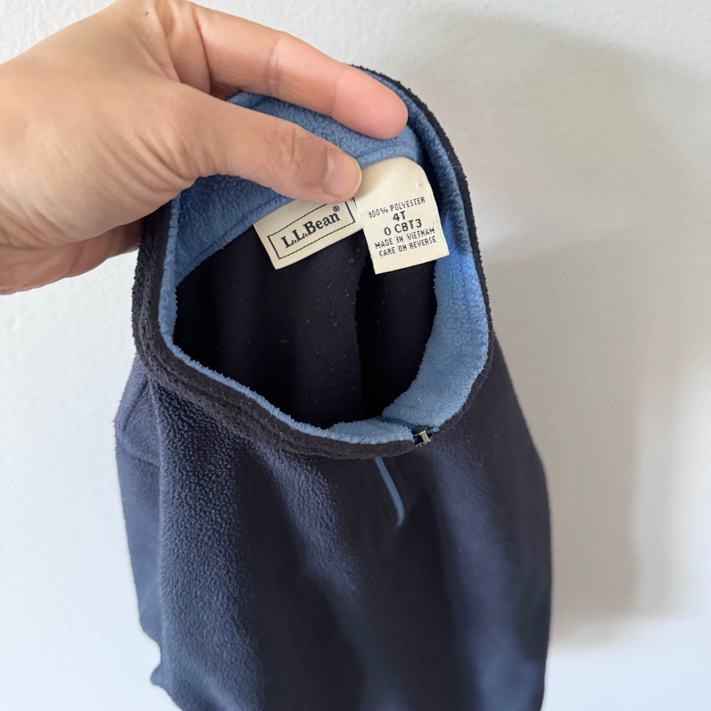 LL Bean / half zip up fleece / 4T