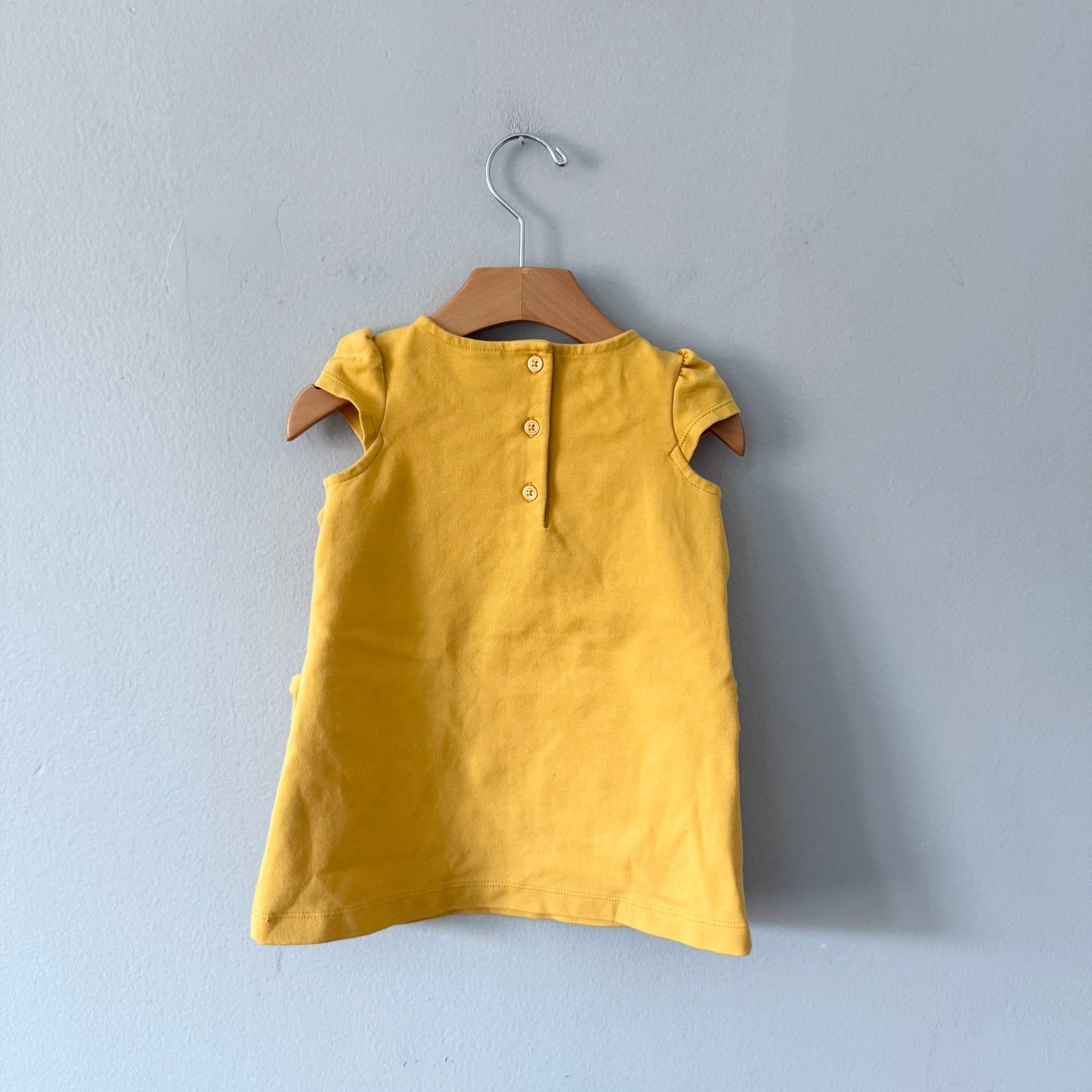 Janie & Jack / Yellow ruffle dress / 12-18M