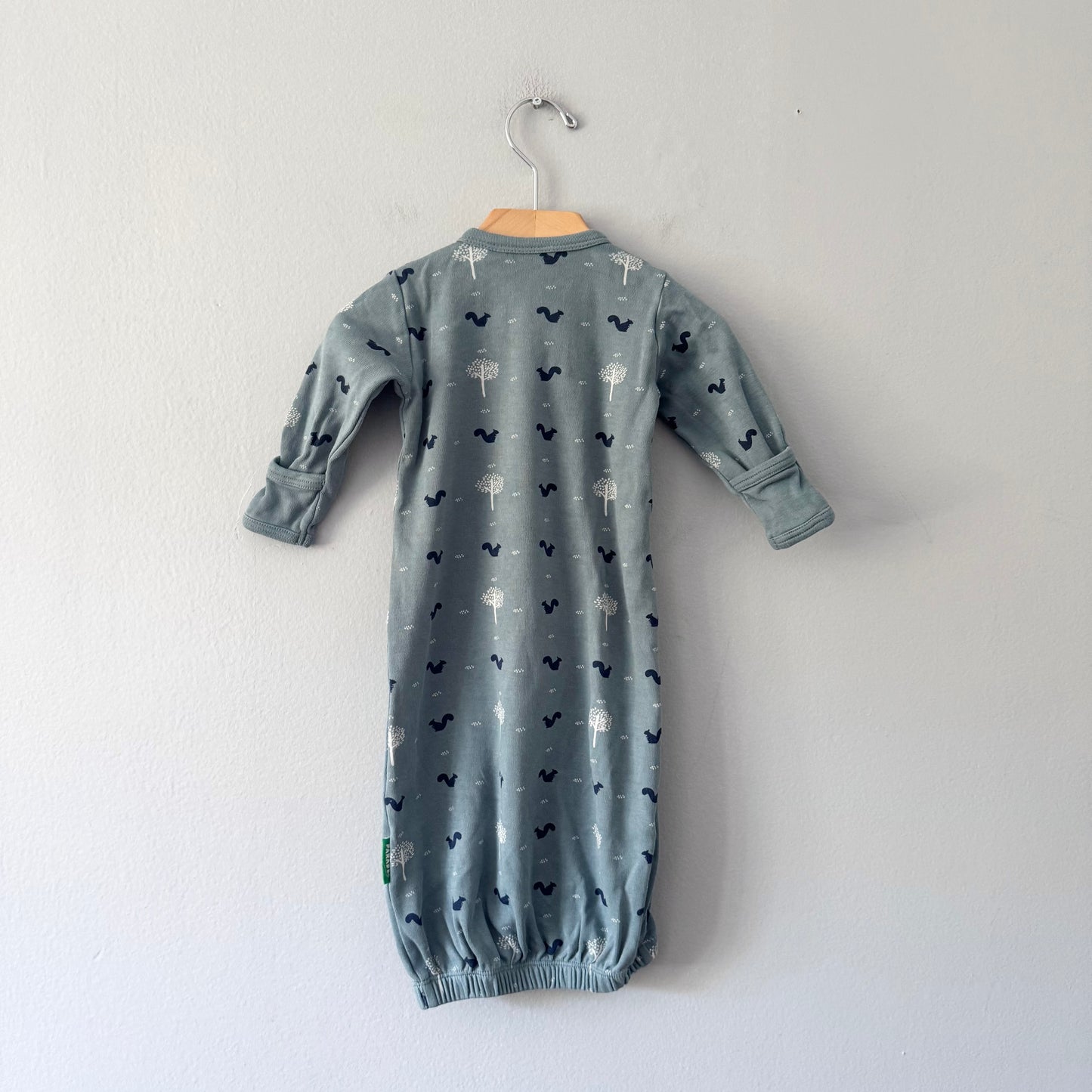 Parade Organics / Smokey blue x squirrel gown / 0-3M